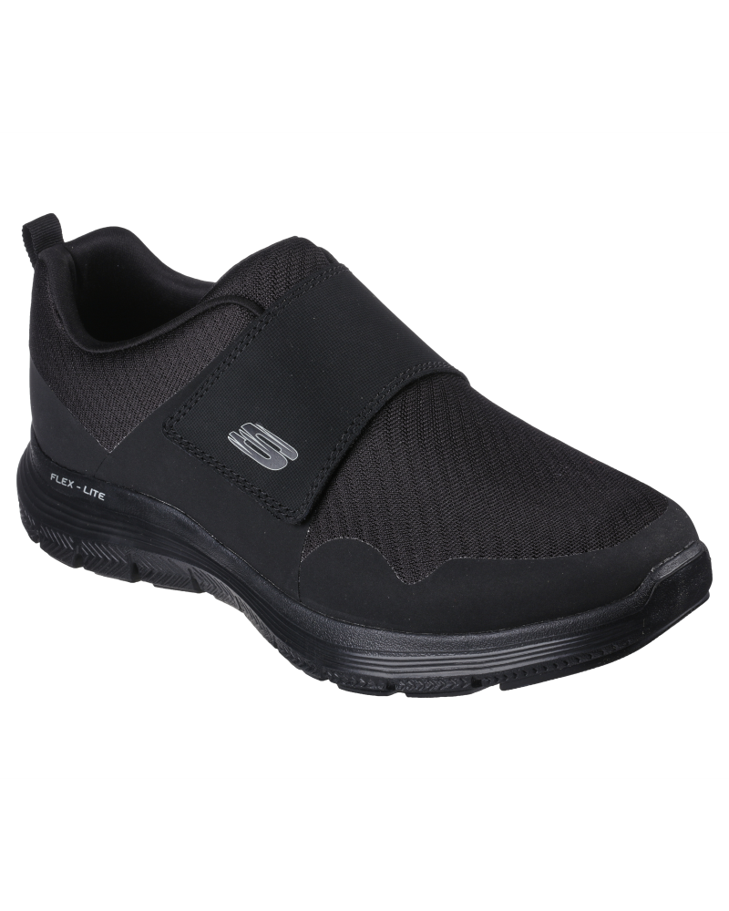 Zapatillas Deportivas Felx Advantage Negras Con Velcro Skechers